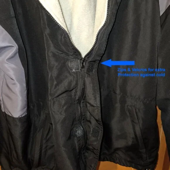 SEB TECH Winter Hooded Coat Size Large - Picture 5 of 10